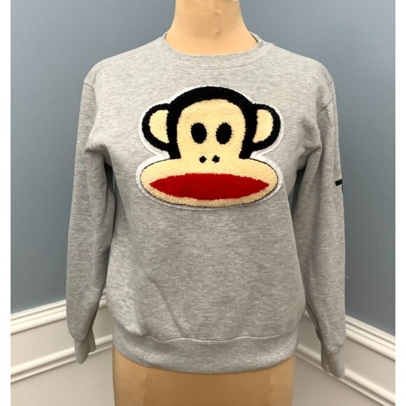 Paul Frank Sweatshirt Womens M Julius Monkey Long Sleeve Relaxed Y2K Pullover - Picture 1 of 8